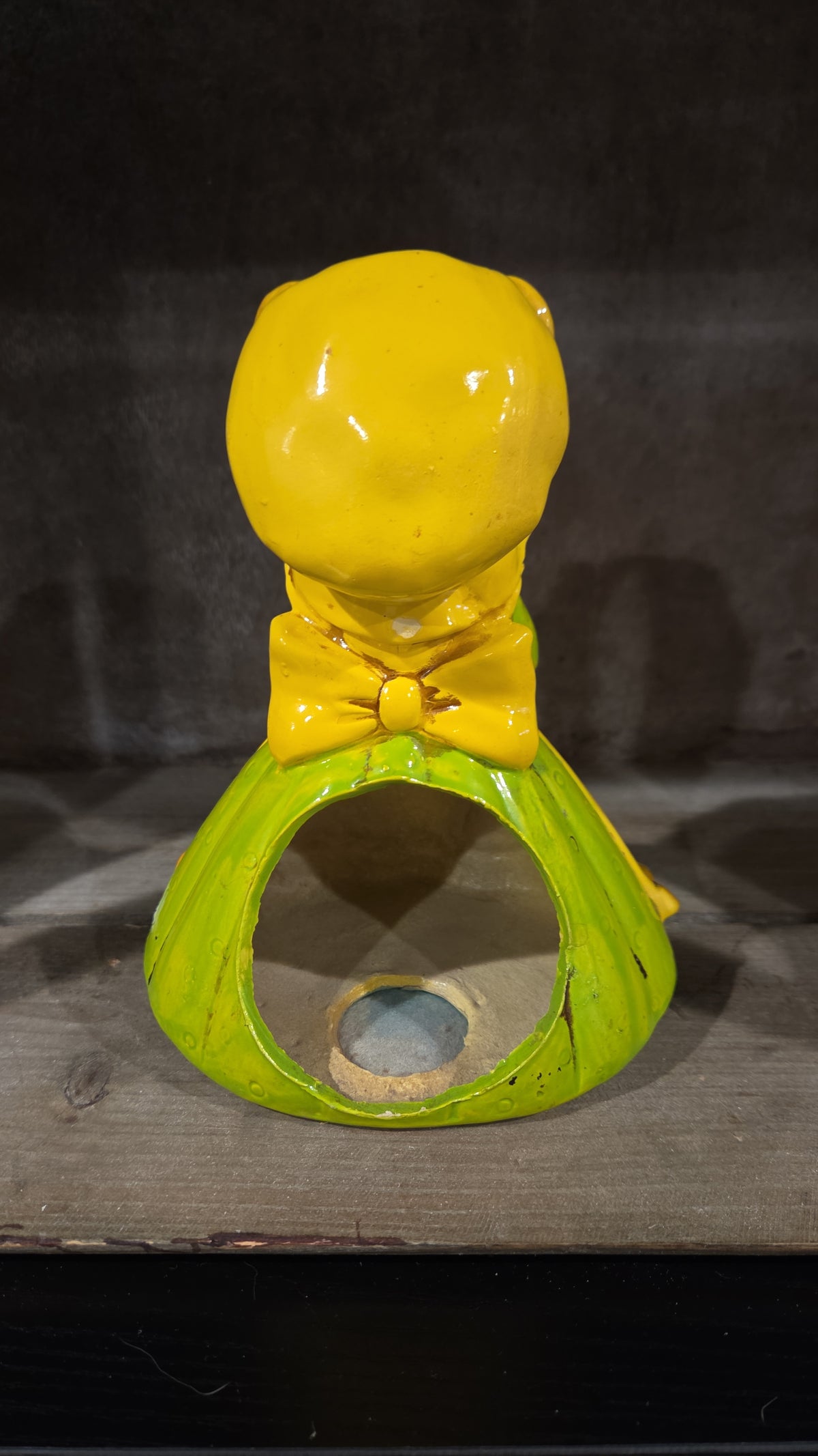 Country Mouse, Scissors Holder, Yellow Dress, Bonnet, Purse, Made In Japan
