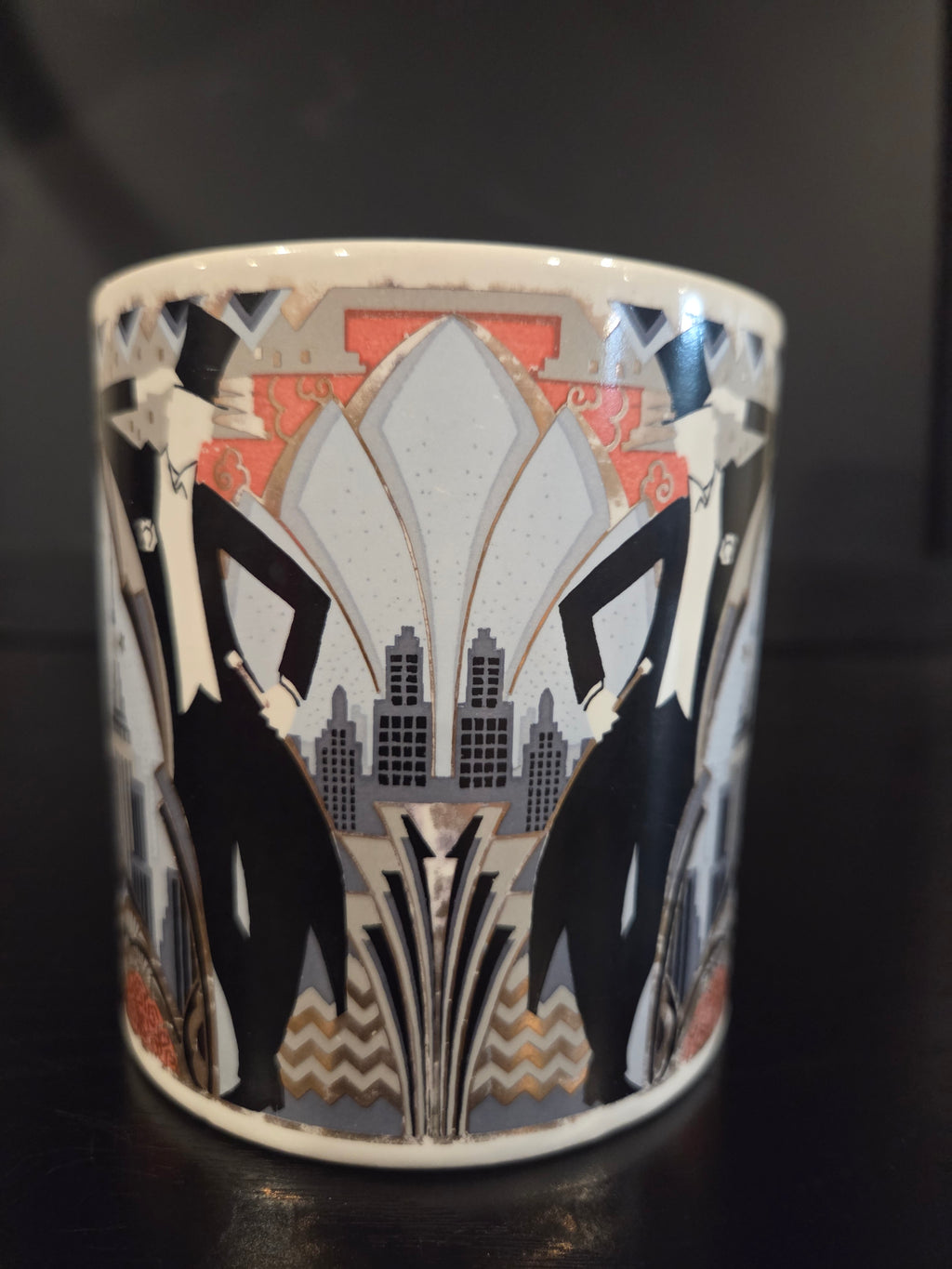 New York Mug, Waechtersbach, Made In Japan, Art Deco, Chrysler Building, Cabaret, Stars, Fans, Kitsch